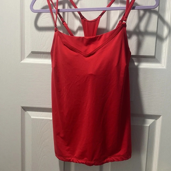 Athleta Womens Seascape Bra Tankini Red Size 32D/DD - Picture 2 of 6